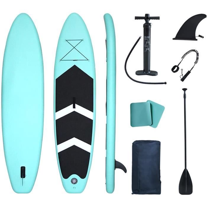 Image de Planche de Stand up Paddle Gonflable de Qualité Supérieure, Planche de Yoga avec Accessoires Sup Durables et Sac de Transport