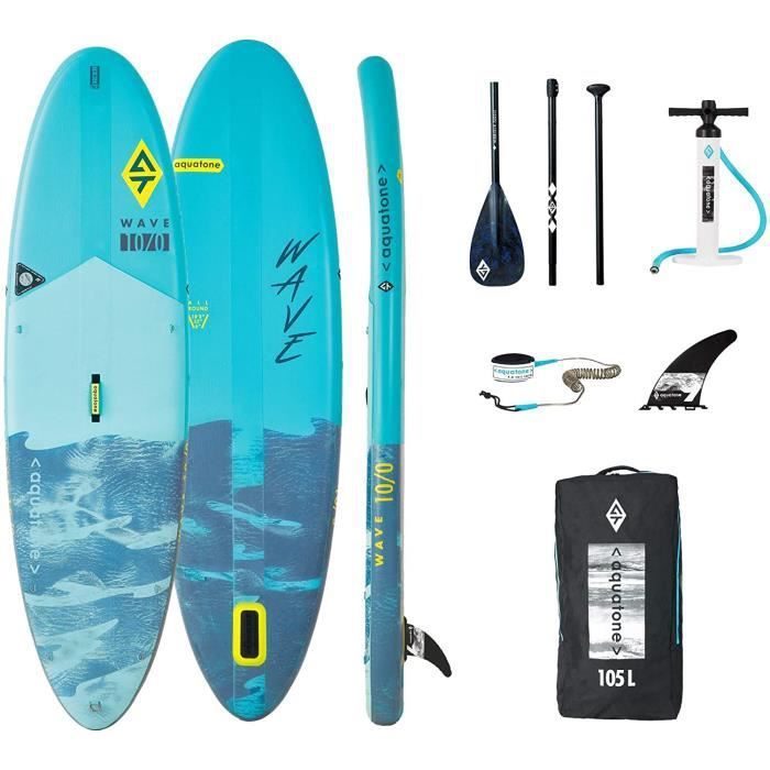 Image de Planche De Stand Up Paddle Gonflable - Limics24 - Wave Isup Unisexe Adulte Bleu 305