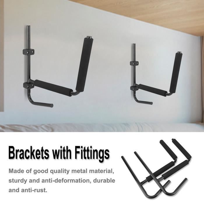 Image de Rame Support rangement pagaie support mur canoë kayak avec garniture accessoire -BOH