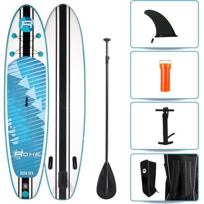 Image de ROHE Pack Paddle Gonflable Oota - 320x76x15cm - Avec accessoires