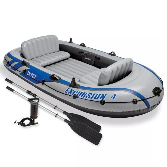 Image de Set bateau gonflable avec rames + pompe Excursion 4 Intex 68324NP