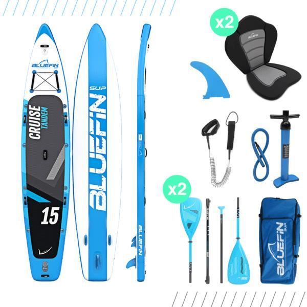 Image de Stand up paddle board gonflable et SUP kayak Cruise 15' Bluefin SUP