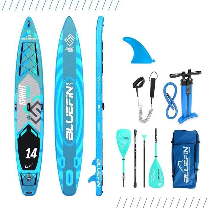 Image de Stand up paddle board gonflable Sprint Carbon avec pagaie en carbone Bluefin SUP
