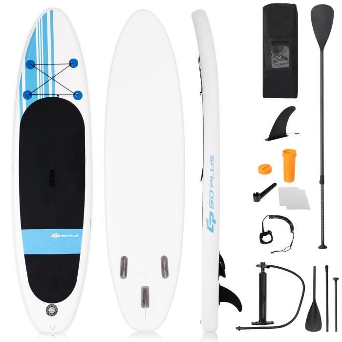 Image de Stand Up Paddle Gonflable Adult Haute Pression avec Kit de Réparation et Sac Planche de Surf Gonflable 305 x 76 x 15cm