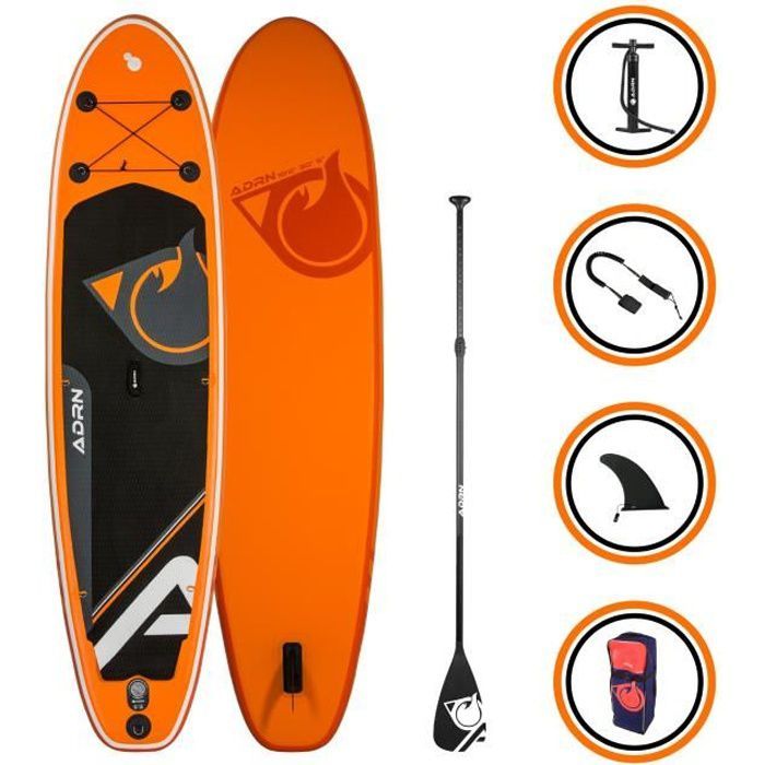Image de Stand up Paddle Gonflable CRUISER 10'2 (310cm) 30'' (76cm) 5'' (12,7cm) + Accessoires