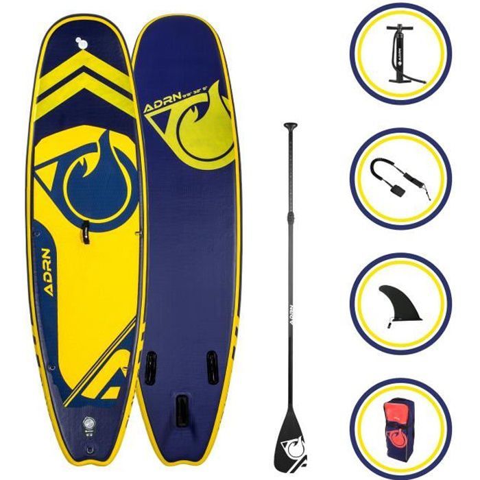 Image de Stand up Paddle Gonflable PLAYER 9'8 (299cm) 32'' (81cm) 5'' (12,7cm)  + Accessoires