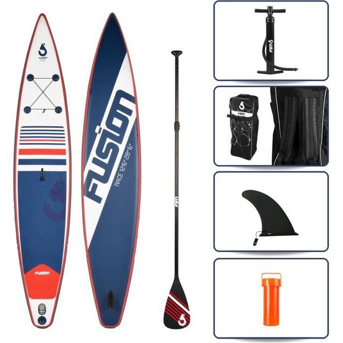 Image de Stand up Paddle Gonflable RACE 12'6'' (384 x 71 x 15 cm) + Accessoires