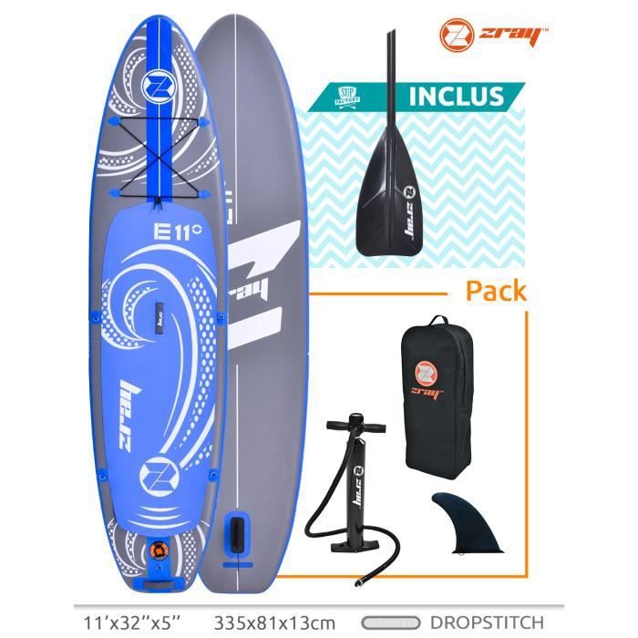Image de Stand Up Paddle gonflable ZRAY Evasion E11 11'