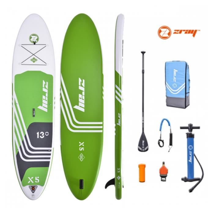 Image de Stand Up Paddle gonflable ZRAY X-Rider X5 XL 13" 2021 396x91x15cm - charge max 220kg - Dropstitch