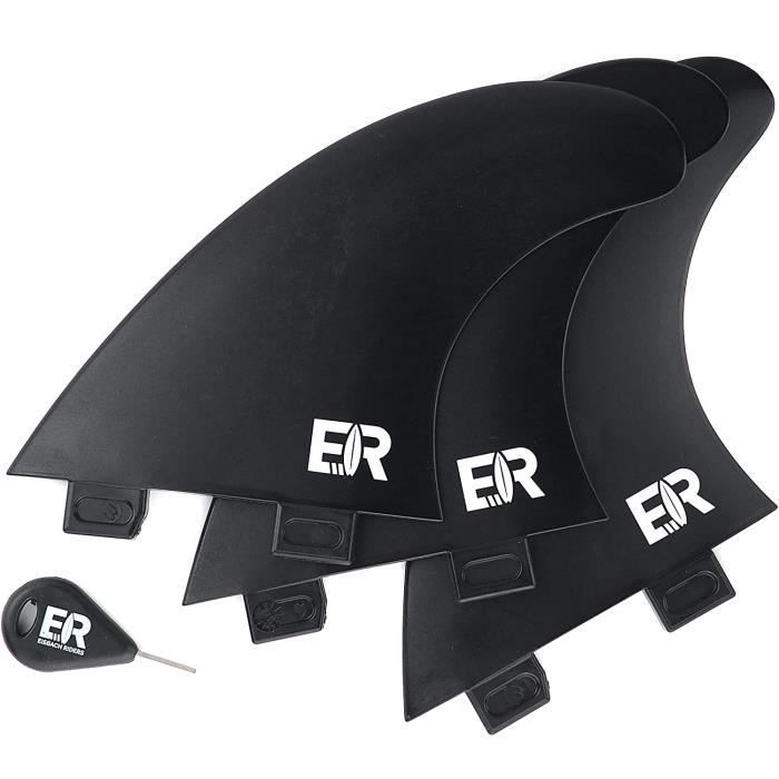 Image de Surf - Limics24 - Riders Planche Sustainable Fcs/Future Thruster Fin Set Key (Taille G5 Moyenne) – Fabriqué