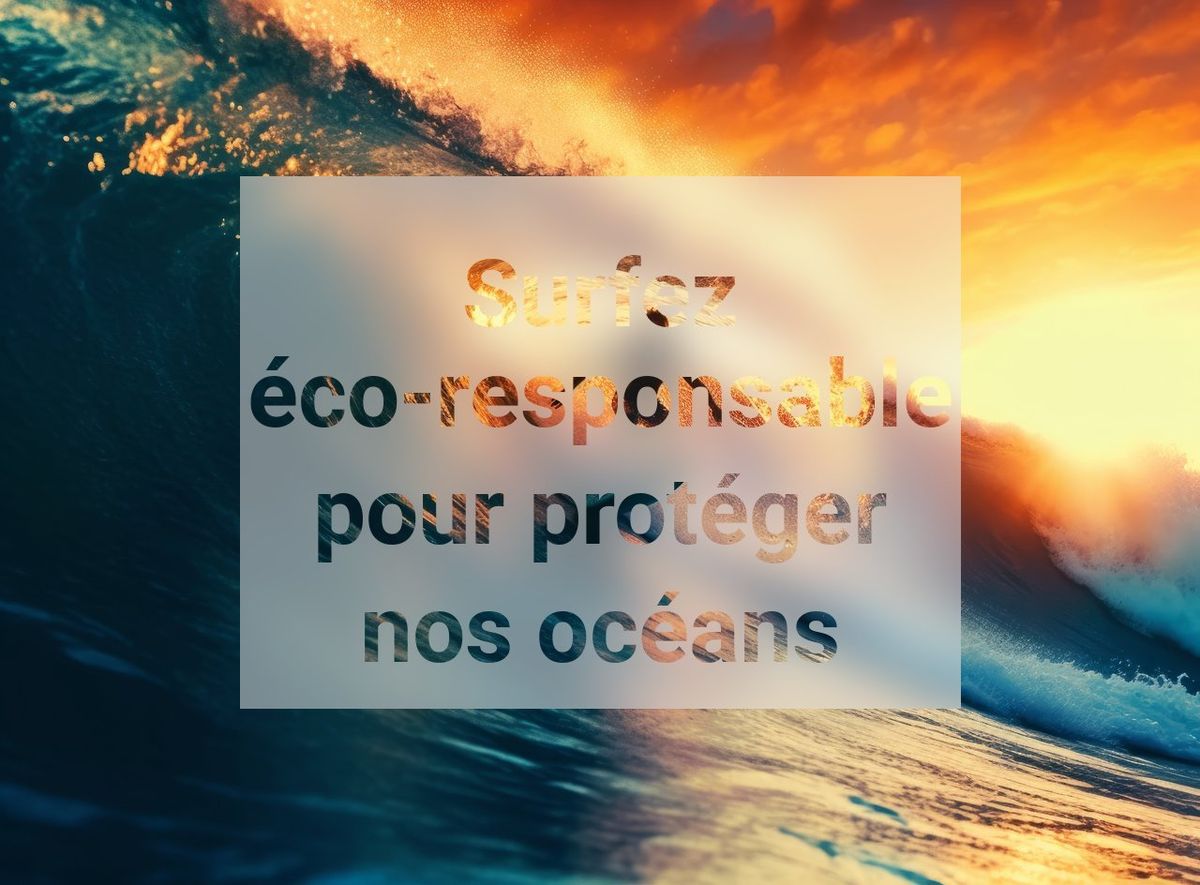 Surfez éco-responsable pour protéger nos océans