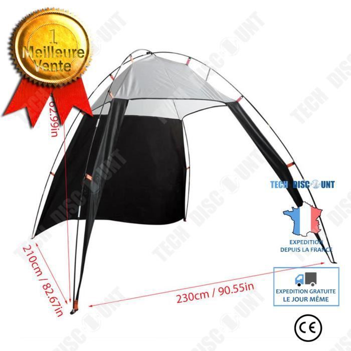 Image de TD® Mode extérieur auvent abri de plage tente d'ombrage installation rapide tente de plage pour la pêche Camping voyage 5-8 personne