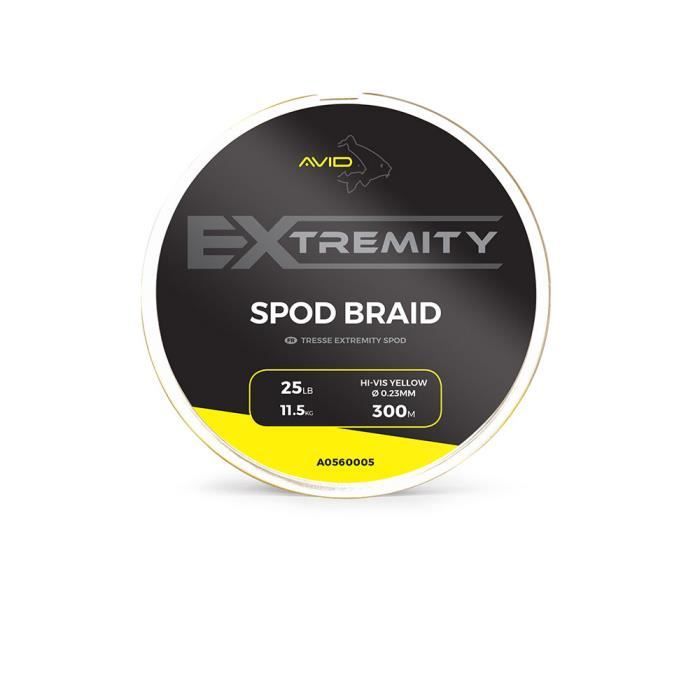 Image de Tresse Avid extremity spod - noir/jaune - TU