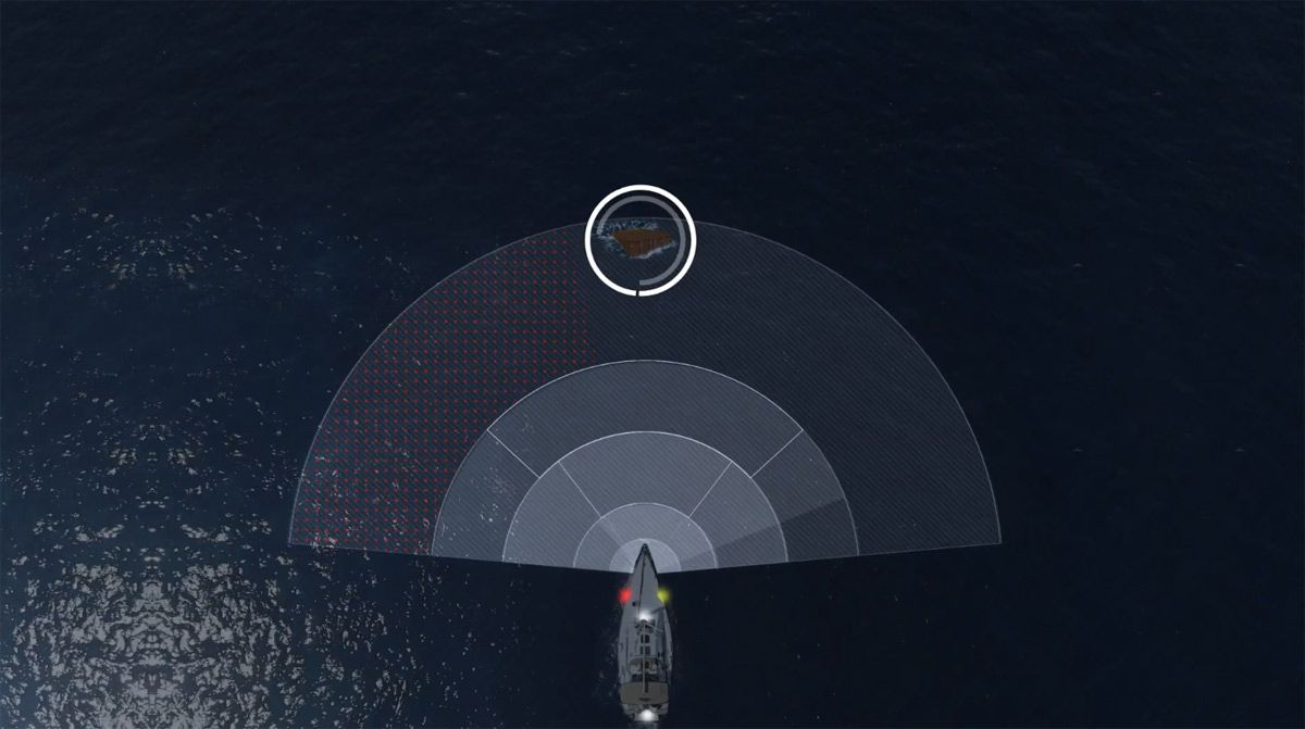 Un nouveau système anti-collision permet au bateau de changer de cap.
