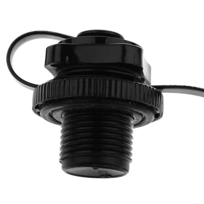 Image de Valves d'Air Adaptateur de Soupape Bouchons Pour Bateau Gonflable De Kayak Noir