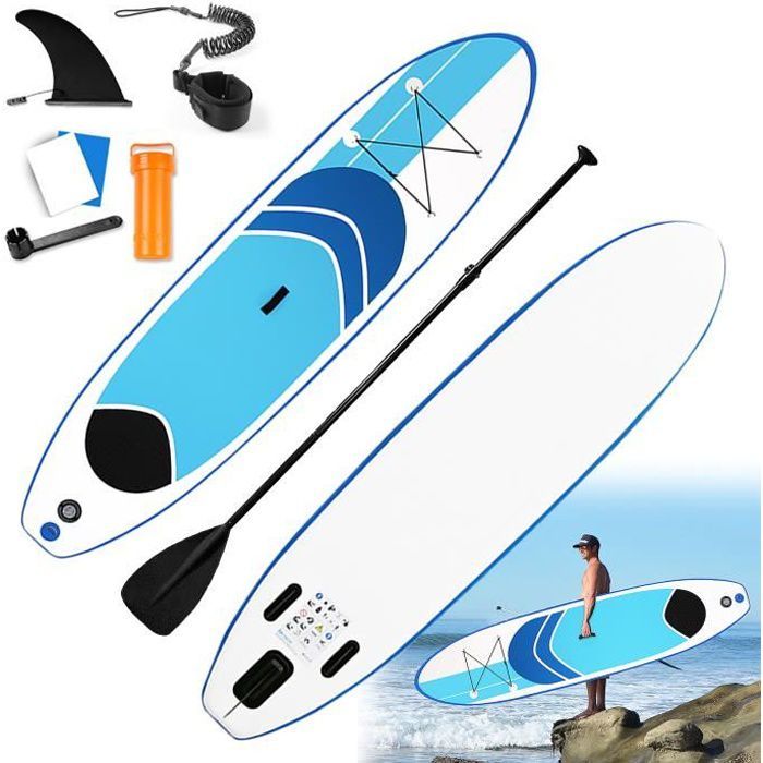 Image de XMTECH SUP Stand Up Paddle Board - Kit Paddle gonflable - 305cm