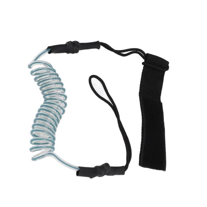 Image de Zerone laisse de planche de surf Kayak Oar Safety Rope Durable Force réglable Paddle Board Accessoires pour Anti Lost (bleu