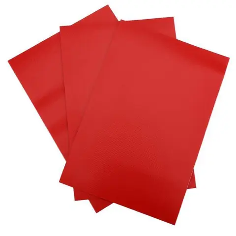 3pcs kit de correctifs de réparation de PVC pour le canoë kayak en radeau pneumatique (rouge)-TAM