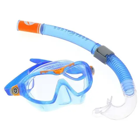 Masque et tubas de plongée Combo mix blue/org jr - Aqualung