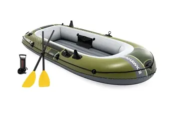 Kit bateau gonflable 2 places Seahawk 2 avec rames et gonfleur -