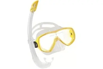 sub s.p.a. onda mare masque et tuba mexico plongée sous-ensemble transparent jaune