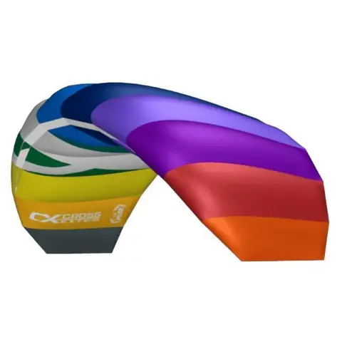 Aile à caisson trainer kite CrossKites Air R2F 12 Arc en ciel Arc En Ciel