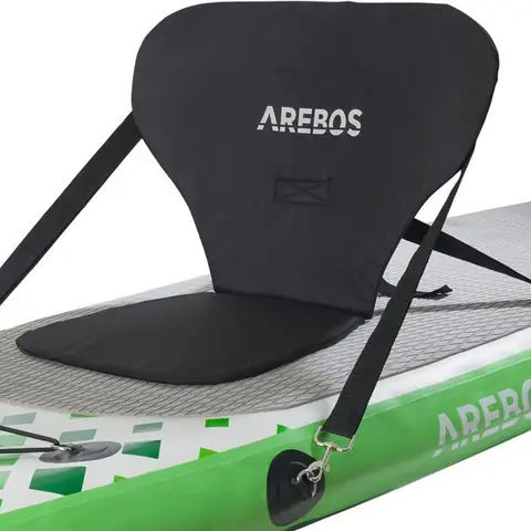 AREBOS Pagaie Double et pagaie Simple 2-en-1 | Pagaie auxiliaire de Sup | Pagaie de canoë | Kayak | Extensible 156-215cm Aluminium