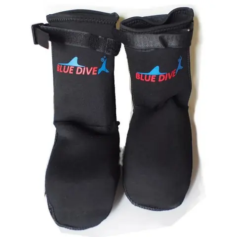 ®cBOX Chaussons plongée en néoprène 3mm ultra stretch antidérapant, Taille XS 33-35