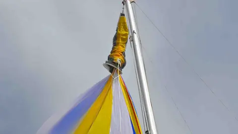 Chaussette de spinnaker : une idée ingénieuse du grand Tabarly