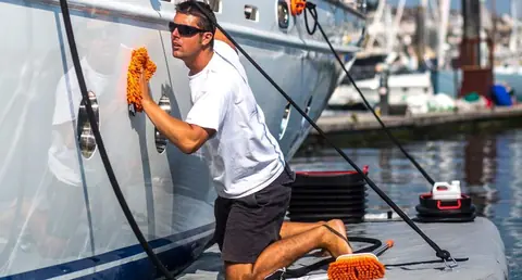 Chiffons en microfibre pour le nettoyage des bateaux