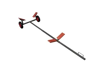 Remorque Chariot de Mise à l'Eau 320 cm 160 kg Bateau Gonflable Pêche