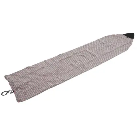 Dilwe housse de planche de surf Planche de surf chaussette 7 pouces vert rouge rayure Durable élastique léger serviette tissu