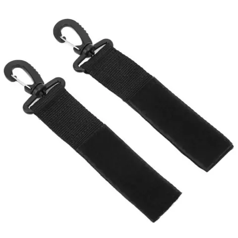 EJ.life boucle de pagaie pour planche de surf 2 pièces crochet de pagaie de planche de surf durable flexible ajustement libre