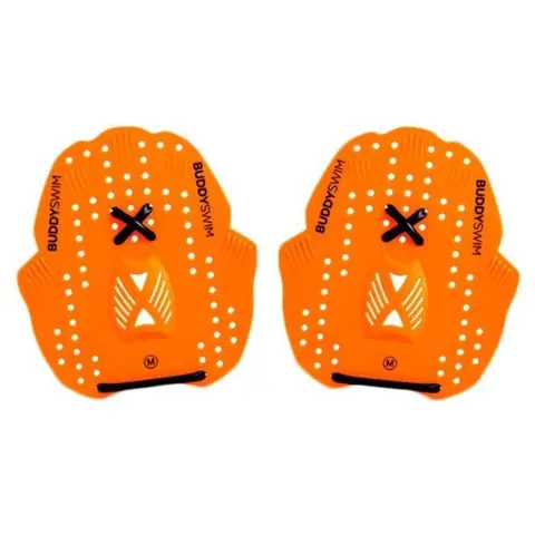 ENTRAINEMENT Paddles Buddyswim Power Paddle Hand - S - Orange