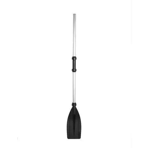 Fdit rames de bateau 2 pièces en alliage d'aluminium détachable légère lame nervurée kayak pagaies bateau avirons