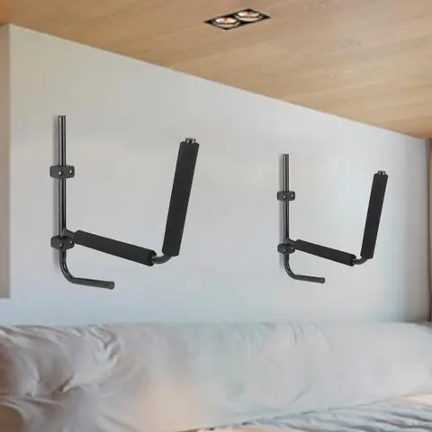 Kayak Planche Mural Support pour Canoë de Rangement pour Pagaie avec Accessoires de Raccords
