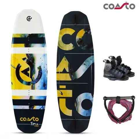 Pack Wakeboard Coasto Topaz 140 + Chausses + Palonnier