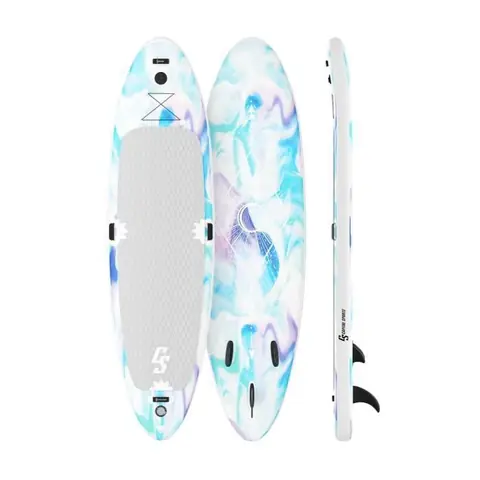 Paddle - Planche de yoga  Capital Sports Mokulau paddleboard gonflable SUP-Board-Set Cruiser - Bleu