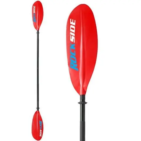 Pagaie Kayak alu Rockside | 4 parties | Rouge | 220 cm