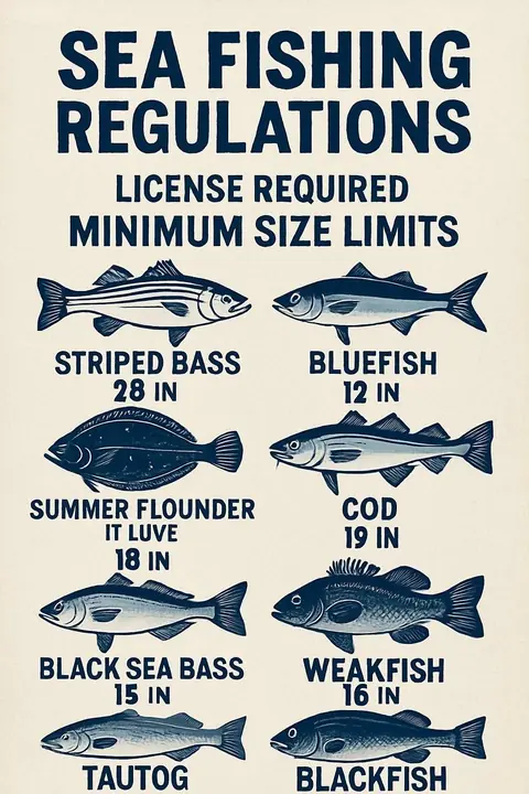 Réglementation de la pêche en mer en France en 2025 : guide complet pour les pêcheurs amateurs