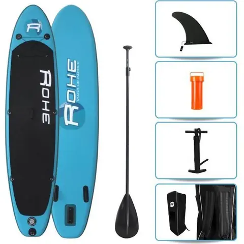 ROHE Pack Paddle Gonflable Pacific - 320x76x15cm - Avec accessoires