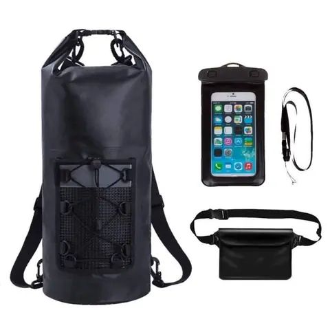 Sac à Dos étanche pour Sports Nautiques tels Que la pêcheLe BateauLe KayakLe SurfLe RaftingLe Camping avec étui de téléphone  559