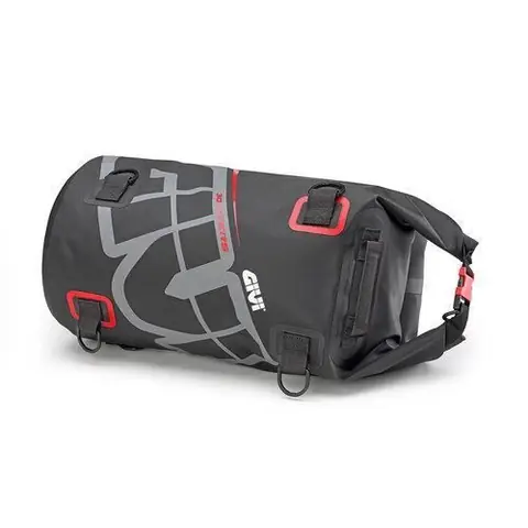 Sac rouleau étanche Givi 30l - gris/rouge/noir - TU