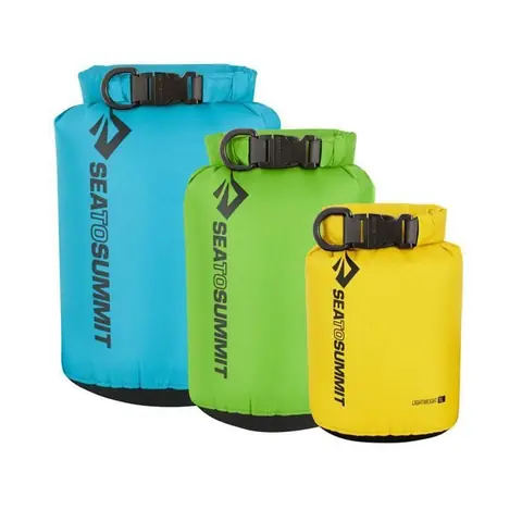 set di sacchi secchi leggeri Sea to Sumit da 1l, 2l e 4l