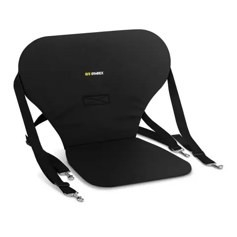 Siège Kayak Accessoires SUP Stand Up Gymrex GR-PBS120 (45 x 25 x 30cm 145 kg Dossier Et Sangles Réglables Rembourrage Coton)