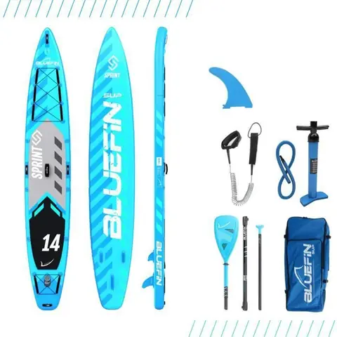 Stand up paddle board gonflable Sprint avec pagaie Bluefin SUP