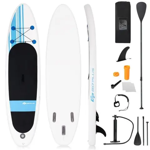 Stand Up Paddle Gonflable Adult Haute Pression avec Kit de Réparation et Sac Planche de Surf Gonflable 305 x 76 x 15cm