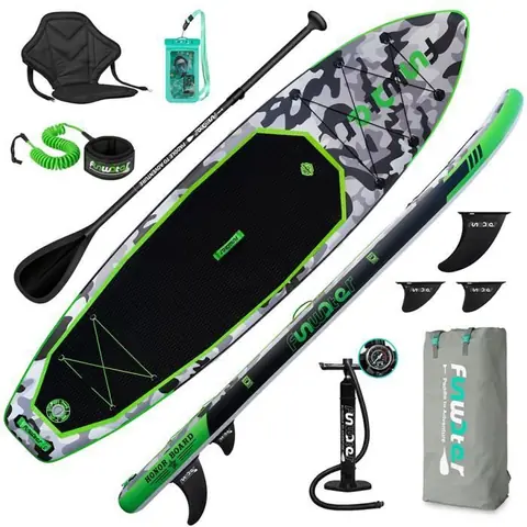 Stand up paddle gonflable de randonnée - 330 x 84x 15 cm - PVC - FunWater -Honor Board
