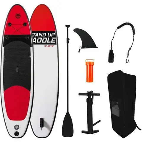 Stand Up Paddle Gonflable OLATU 10' 30'' 5'' (305x76x13cm) - Pack complet avec Pompe, Pagaie, Leash et Sac de transport