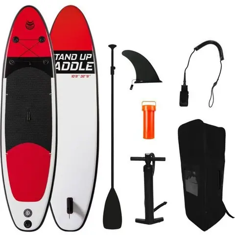 Stand Up Paddle Gonflable OLATU 10'8 32'' 6'' (325x81x15cm) avec Pompe, Pagaie, Leash et Sac de Transport